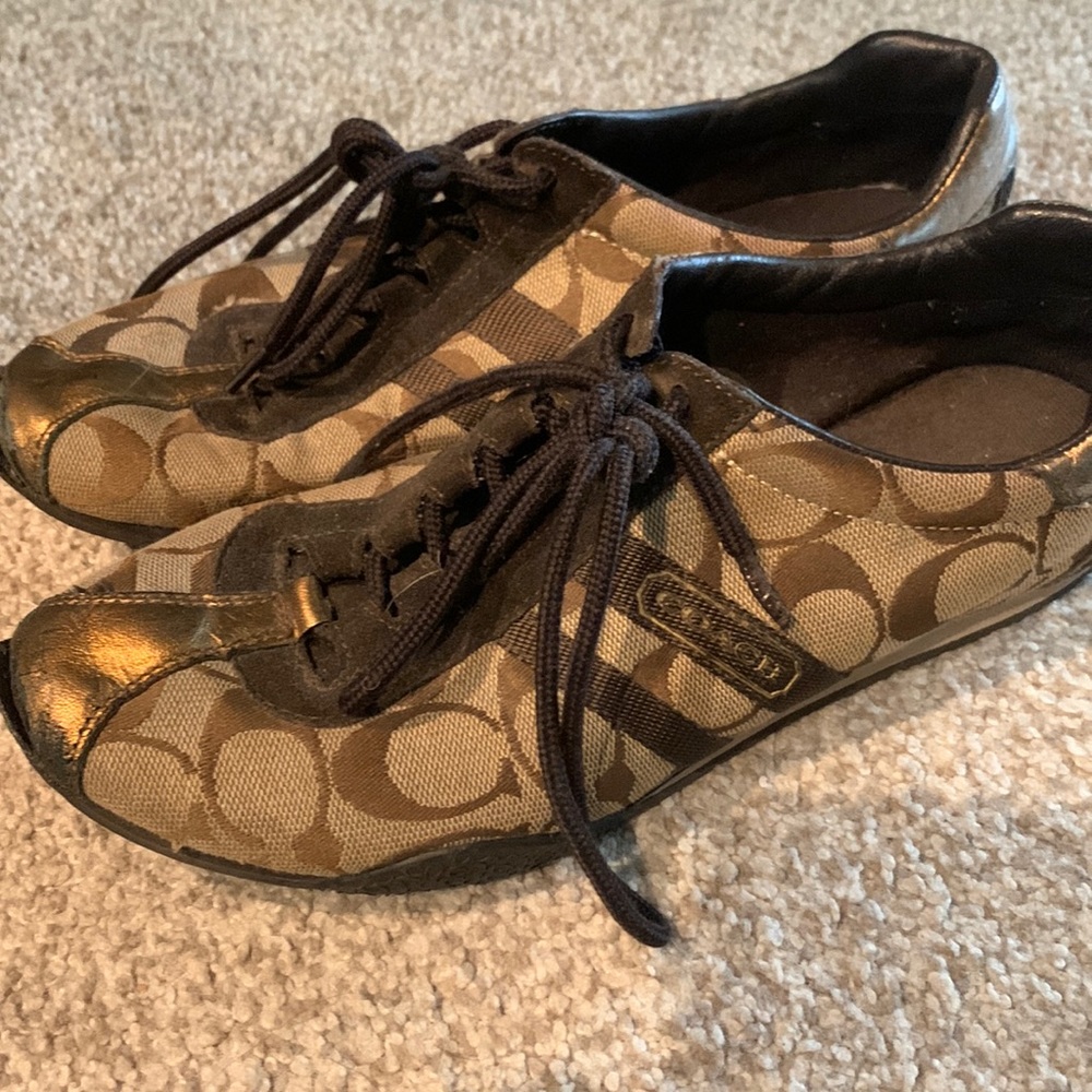 Brown Coach Sneakers